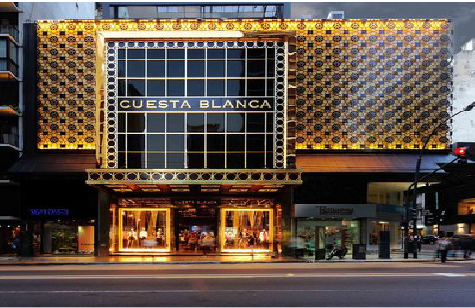 岚皋门头设计与商业空间的纽带。