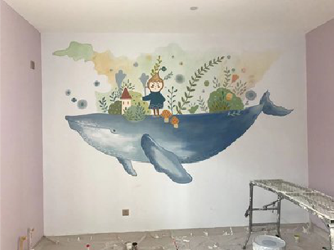 岚皋手绘墙的特点及优势。